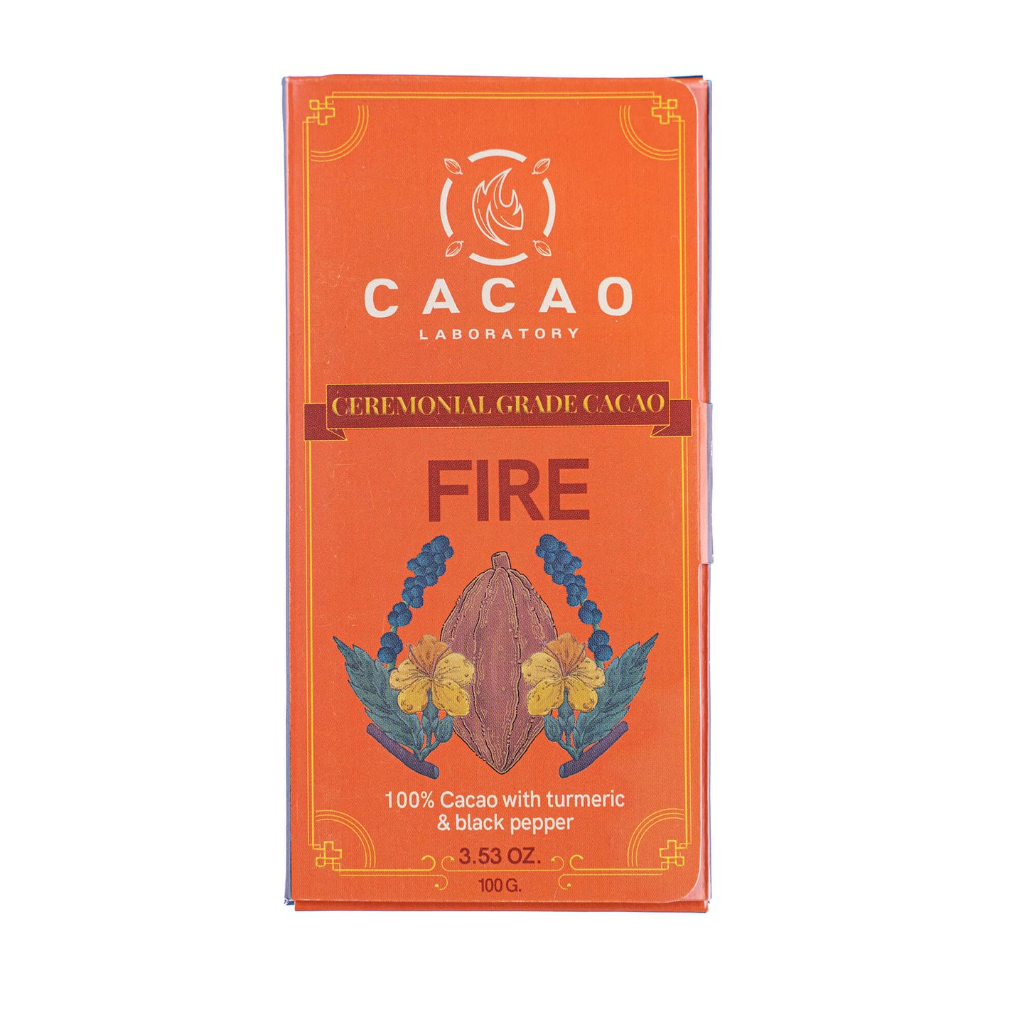 
                  
                    Ceremonial Cacao - Fire Element: Ignite Your Passion (100 g bar)
                  
                