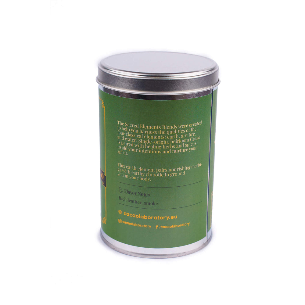 
                  
                    Ceremonial Cacao - Earth Element: Nourish Your Roots with Moringa and Chipotle (350 g tin - granulated)
                  
                
