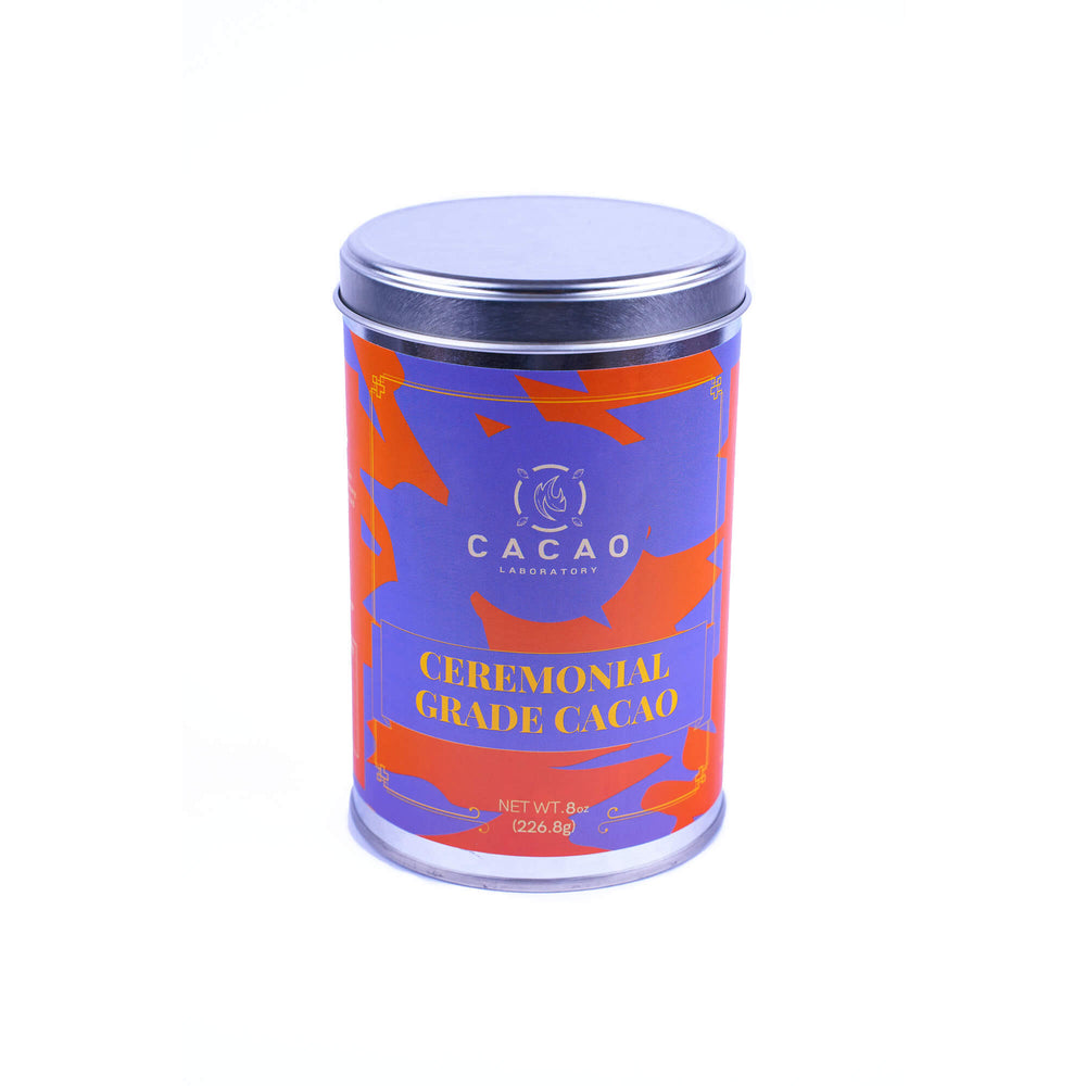
                  
                    Ceremonial Cacao — 100% Cacao Tin (350 g - granulated)
                  
                